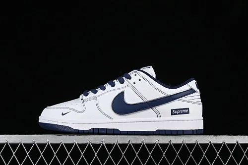 All categories Nk SB Dunk Series Nk SB Dunk Low High-end customized low-top sneakers Supreme x Nk SB Dunk Low joint-Navy Blue Anniversary high-end customized low-top casual sneakers DY1503-005